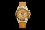 TW Factory ROLEX 4801  Daytona  40MM Quartz Fiber & Yellow Gold Watch